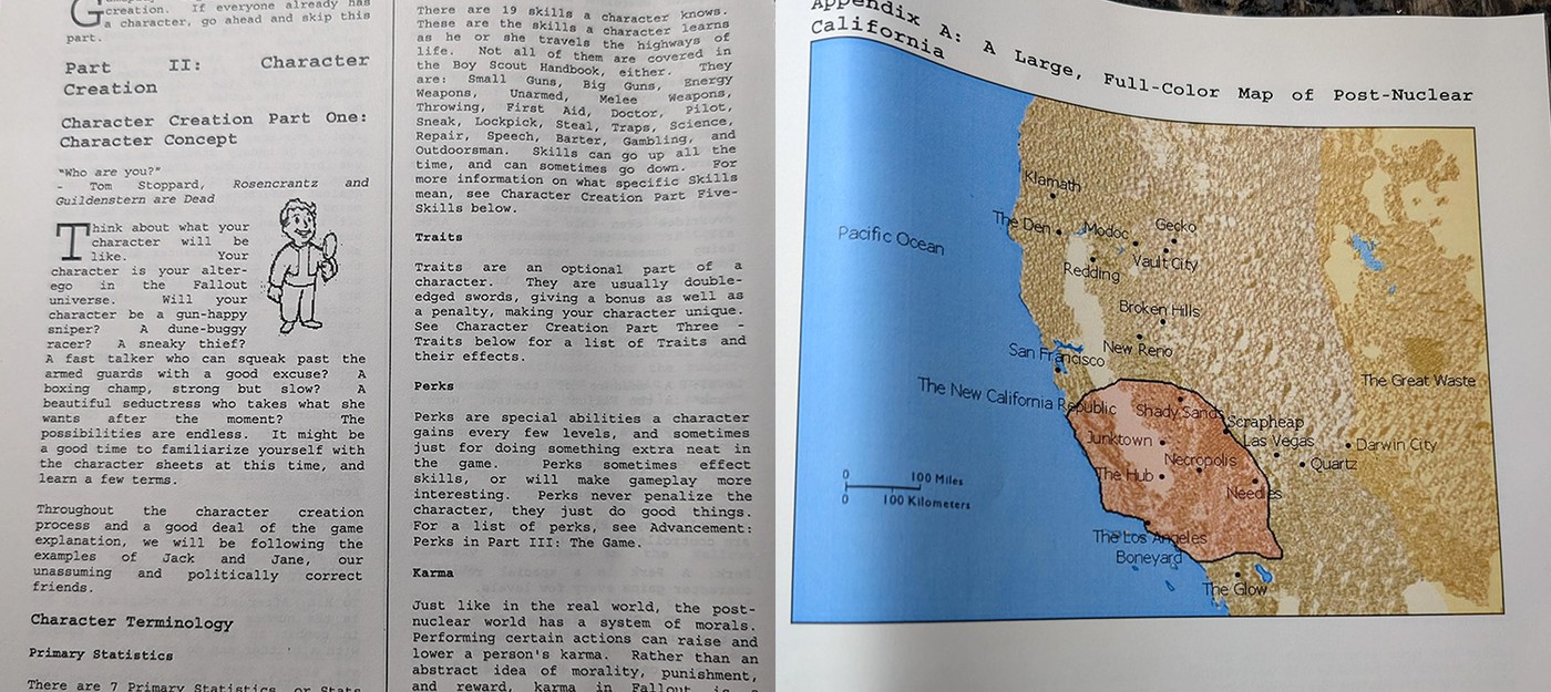 Игрок обнаружил 20-летний концепт настольной игры по вселенной Fallout на 157 страниц