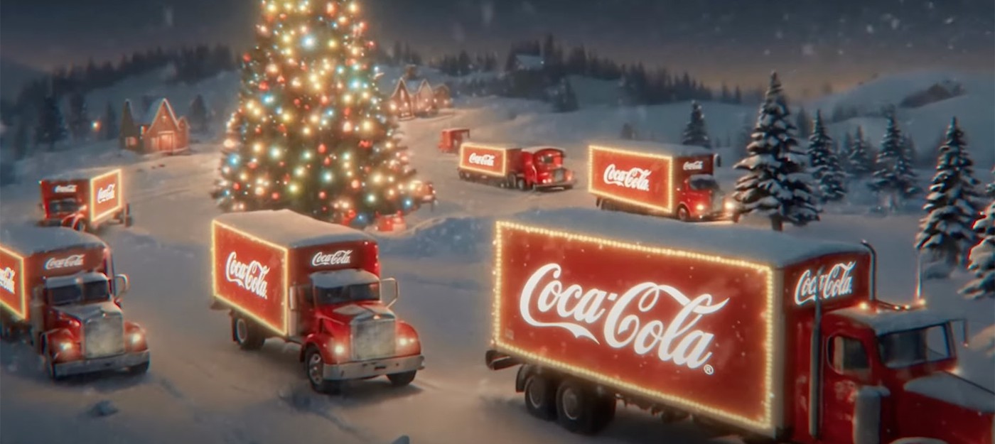 Coca-Cola выпустила праздничный рекламный ролик, сделанный ИИ — получилось отвратительно