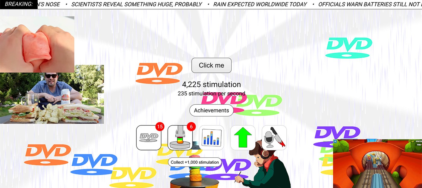 Stimulation Clicker — новый идеальный кликер, включающий все онлайн-залипалки