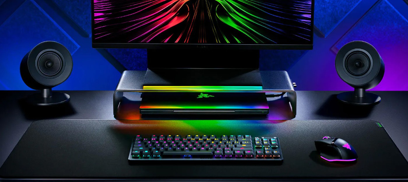 Razer создала подставку для монитора с RGB-подсветкой