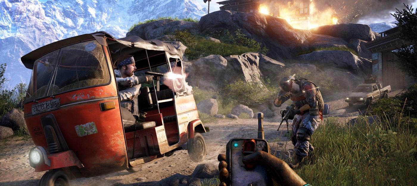 Far Cry 4 на PS4. Просадки до 16 FPS.