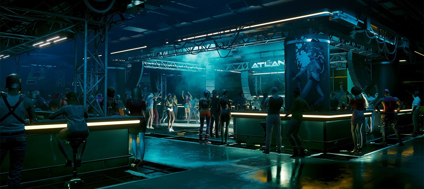 Мод для Cyberpunk 2077 возродил легендарный ночной клуб "Атлантис" из флешбека Джонни Сильверхенда