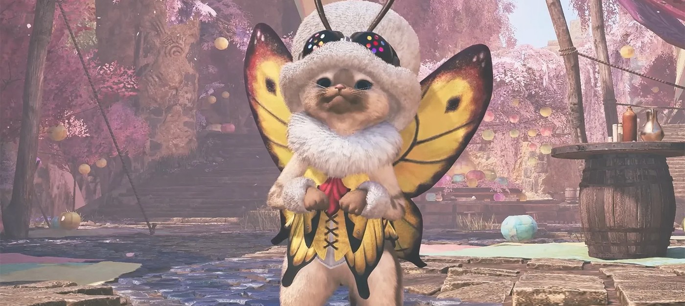 В Monster Hunter Wilds стартовал весенний фестиваль с сакурой, самураями и огромными порциями суши