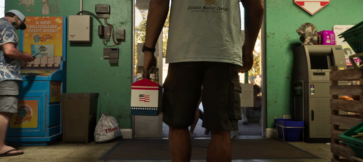 Фанаты в восторге от реалистичных бутылок пива в новом трейлере GTA 6 – но такие были еще в Half-Life Alyx