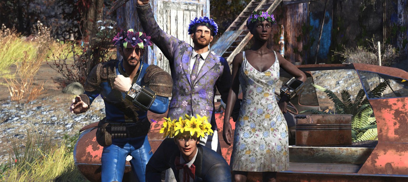 В Fallout 76 стартовало весеннее событие The Big Bloom с цветочными венками и гигантскими насекомыми