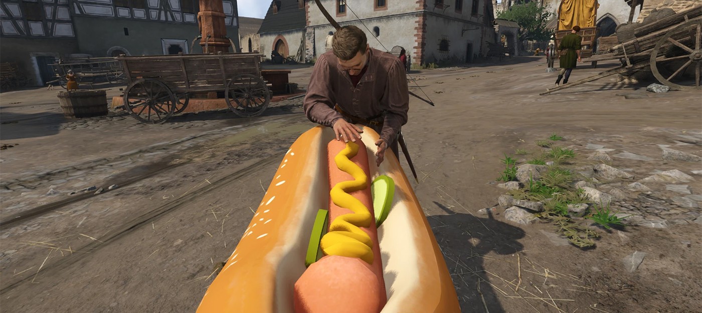 Игроки Kingdom Come: Deliverance 2 заменяют Барбоса на осла, нян-кота и даже гигантский хот-дог
