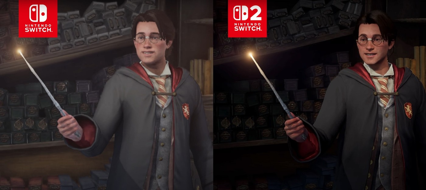 Геймплей Hogwarts Legacy показали на Nintendo Switch 2 и сравнили со Switch-версией
