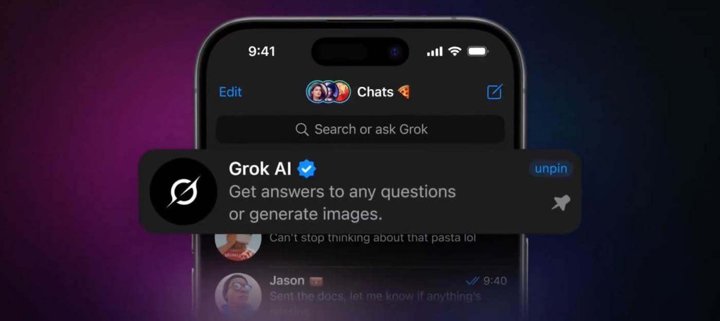 Telegram и xAI объявили о партнёрстве — Grok появится в мессенджере