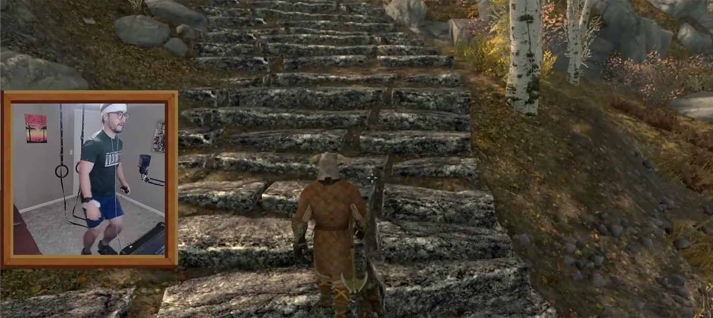 Геймер взобрался на настоящем тренажере в Skyrim и доказал, что знаменитые 7000 ступеней Высокого Хротгара – это миф