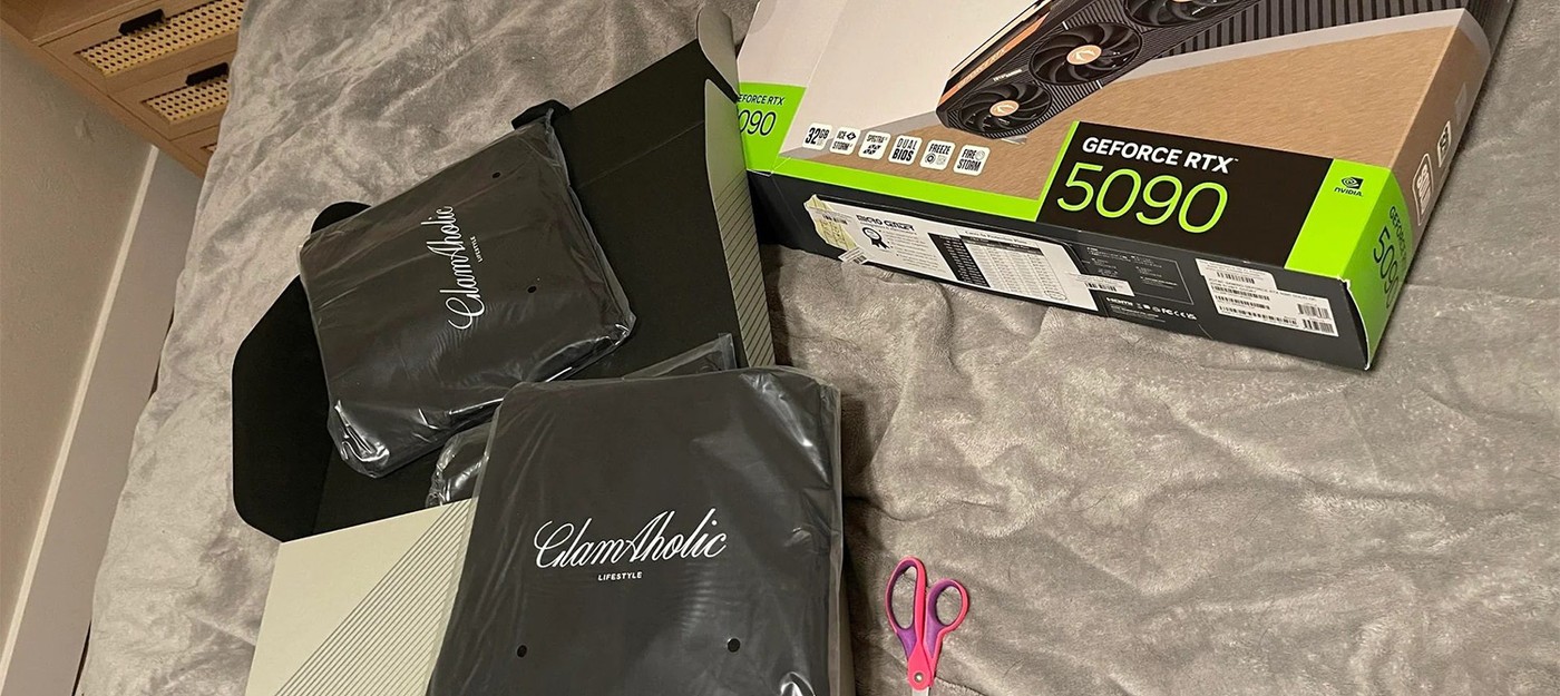 Покупатель обнаружил рюкзаки вместо видеокарты RTX 5090 в запечатанной коробке