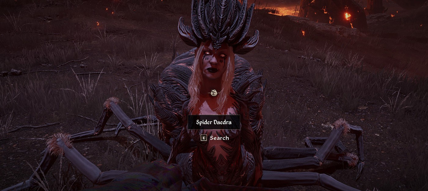 Игрок Oblivion Remastered потратил 6000 золотых на создание заклинания "Наедине с мамочкой", призывающего гигантскую женщину-паучиху