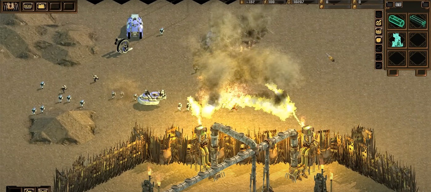 Стратегия DORF сочетает механики Command and Conquer с атмосферой классического Fallout
