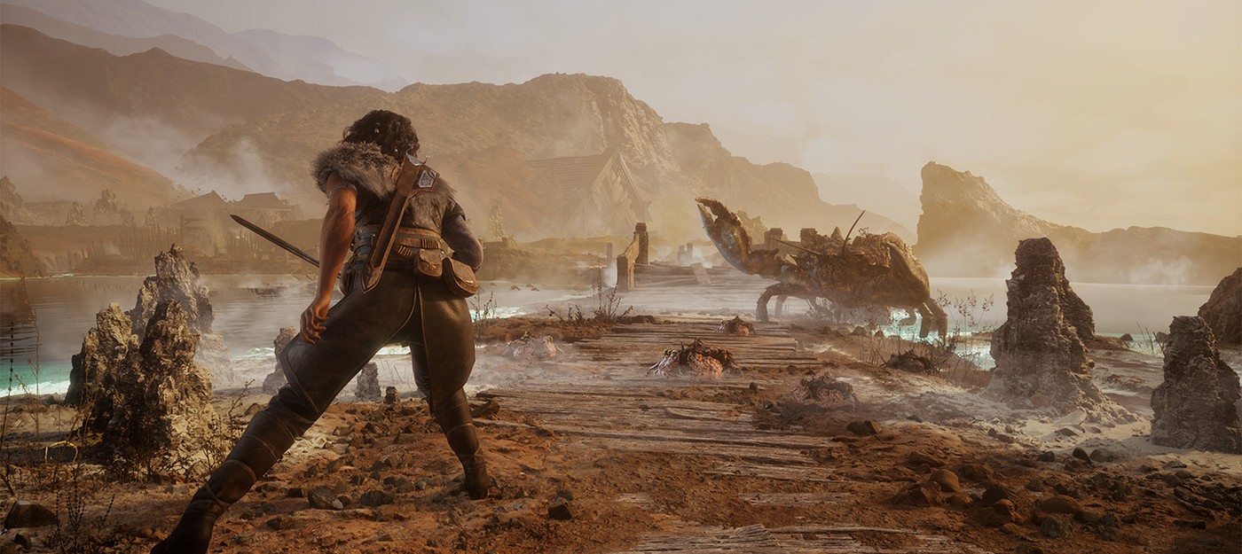 Разработчики из Исландии представили Echoes of the End – кинематографическую экшн-игру про воительницу и ученого