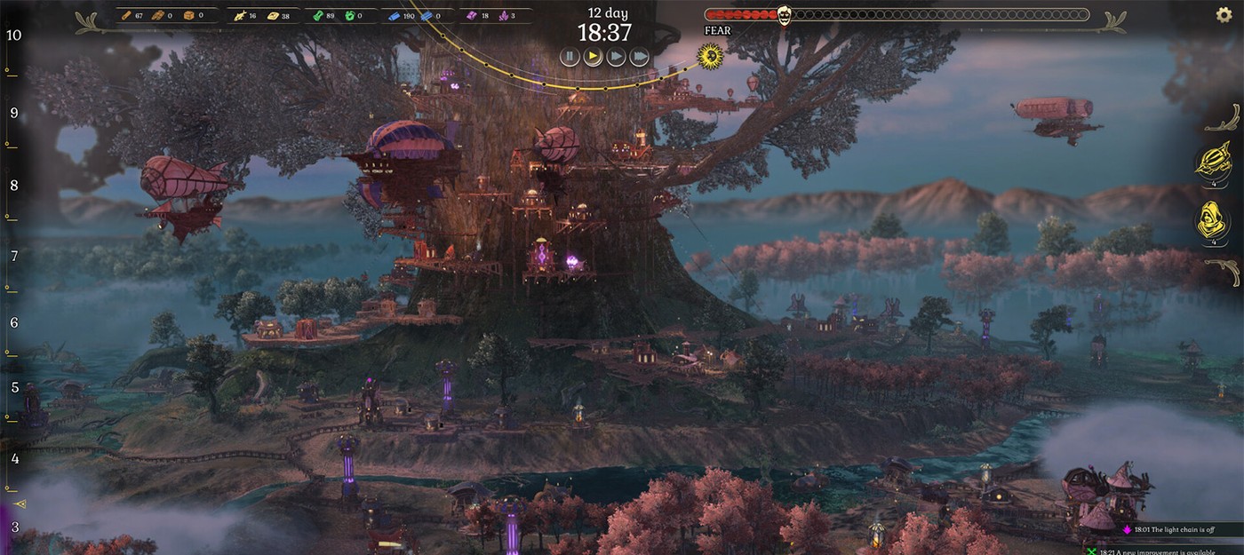 Скриншоты и новые детали вертикального градостроителя Dark Switch в стиле Frostpunk