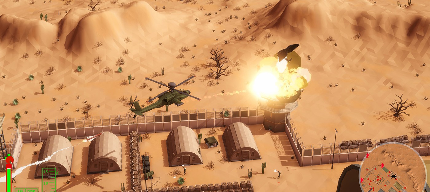 Вышло демо Cleared Hot – ностальгического вертолетного шутера с реалистичной физикой