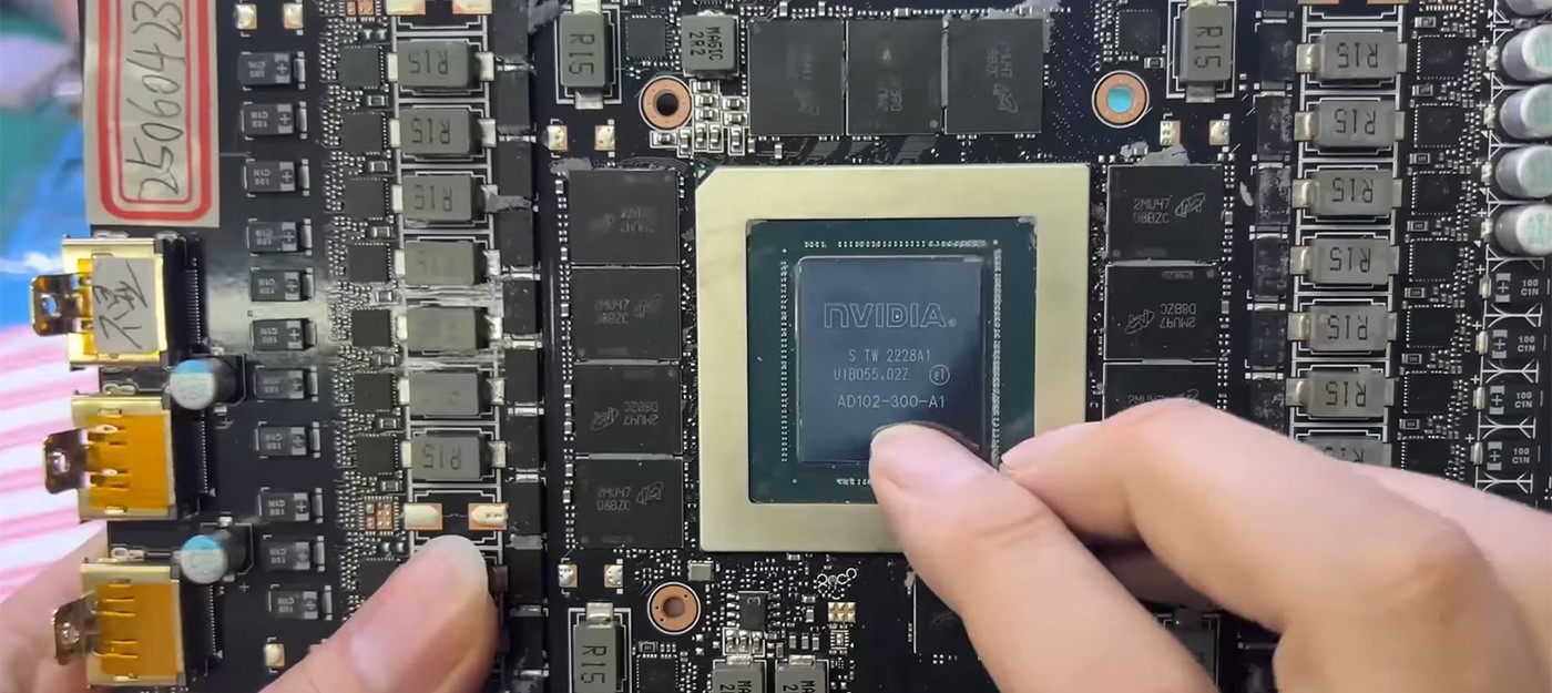 Китайский техник разоблачил поддельные RTX 4090 с чипами RTX 30
