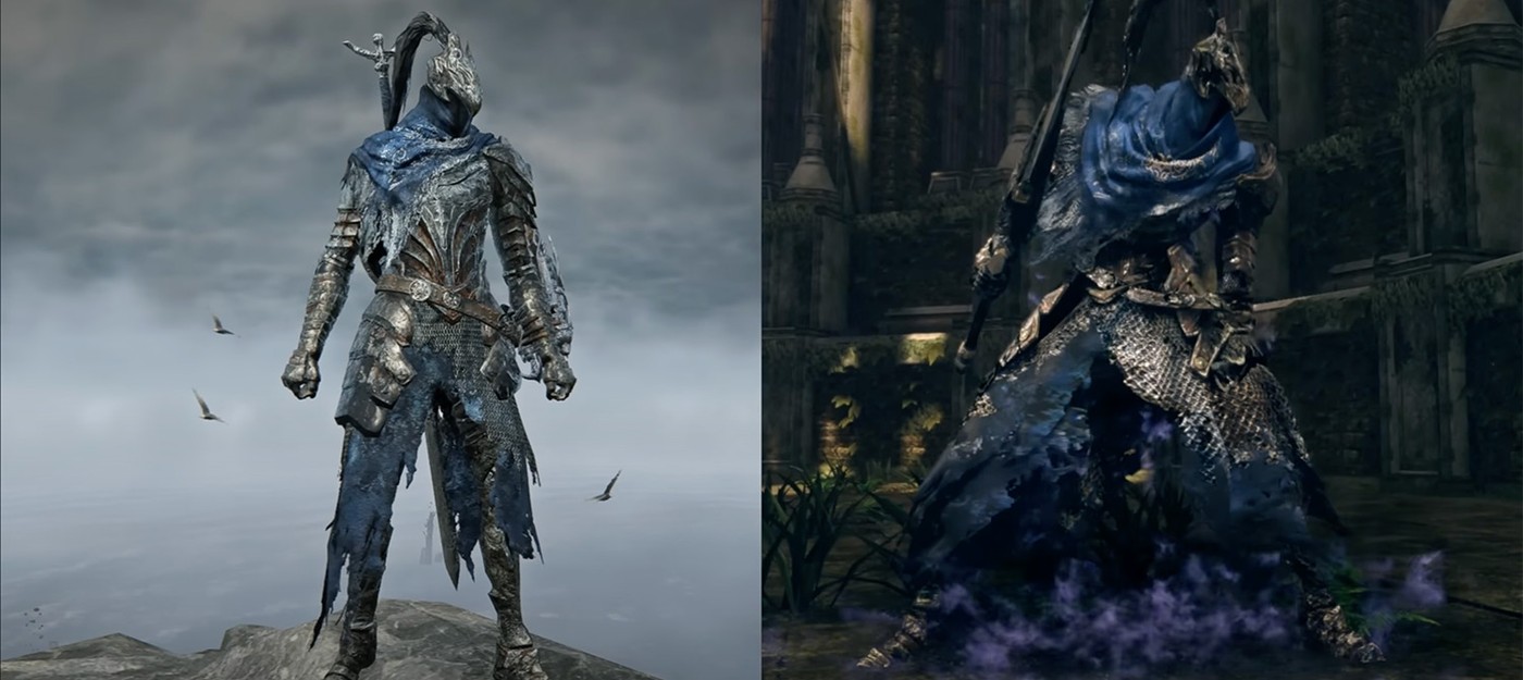 Игрок Elden Ring Nightreign провел сравнение брони и скинов, основанных на серии Dark Souls