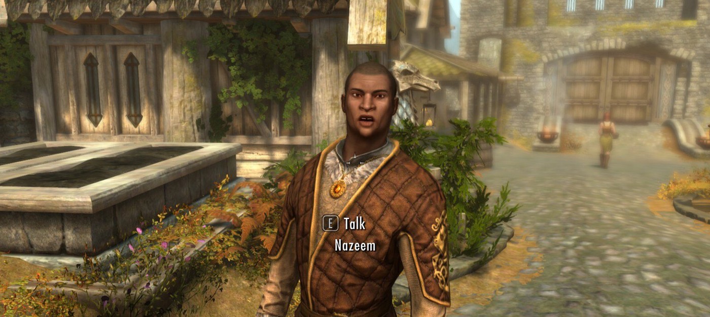 Игрок Skyrim обнаружил, что если ударить Назима, то он прокомментирует этот случай при встрече