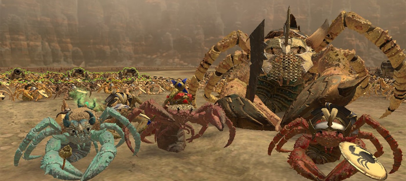 Армия крабов захватывает Total War: Warhammer 3 благодаря моду