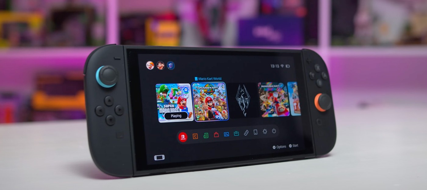 Экран Nintendo Switch 2 оказался в 100 раз медленнее OLED-панелей