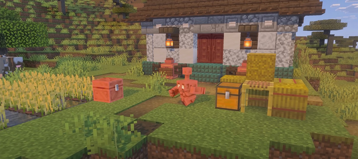 Minecraft наконец делает медь полезной – медный голем займется автоматической сортировкой предметов