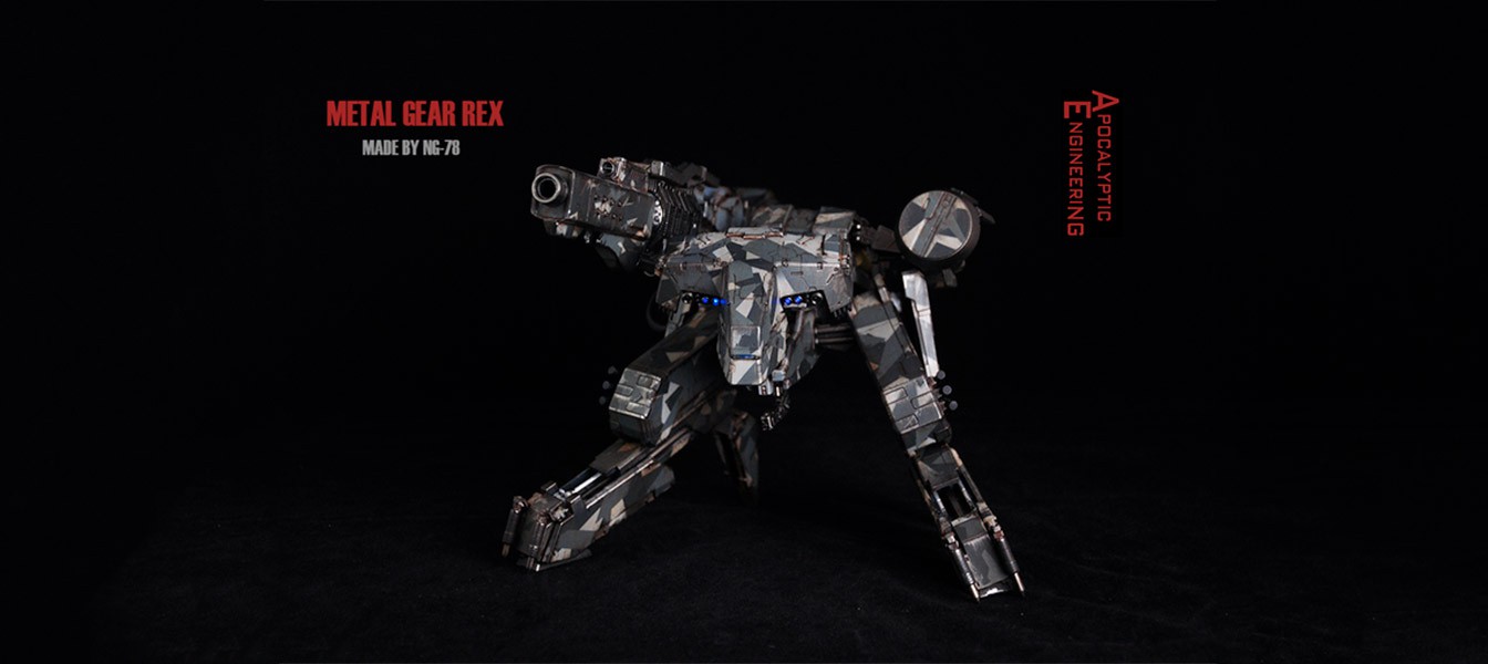 Кастомный Metal Gear Rex оснащен настоящим оружием