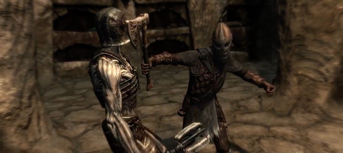 Игрок Skyrim погиб совершенно нелепейшим образом – драугр отомстил ему прямо из могилы