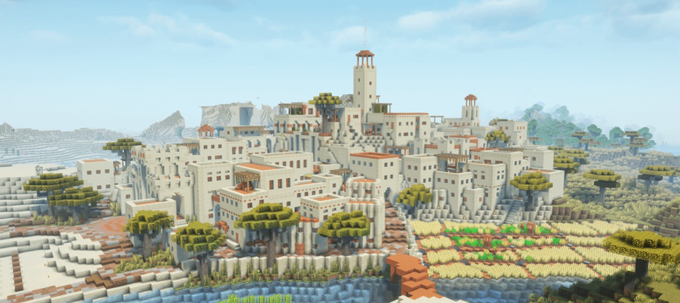 Игрок Minecraft построил впечатляющий город в пустыне – жаль, такие не появляются рандомно с активностями и персонажами внутри