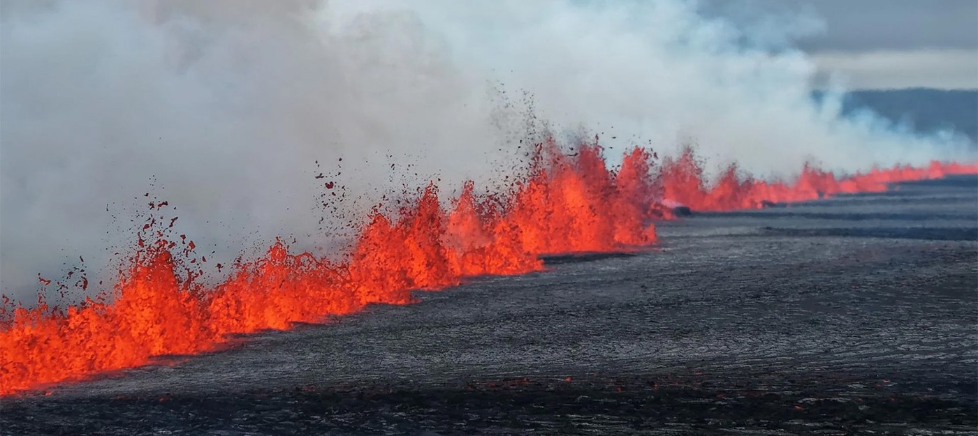 В Исландии открылись "адские врата" длиной более двух километров