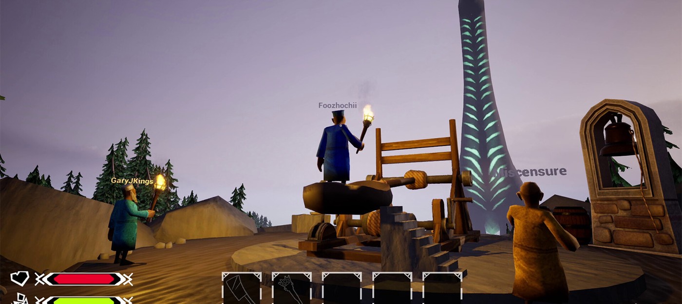 Strange Scaffold предлагает накормить кайдзю в новой безумной кооперативной игре