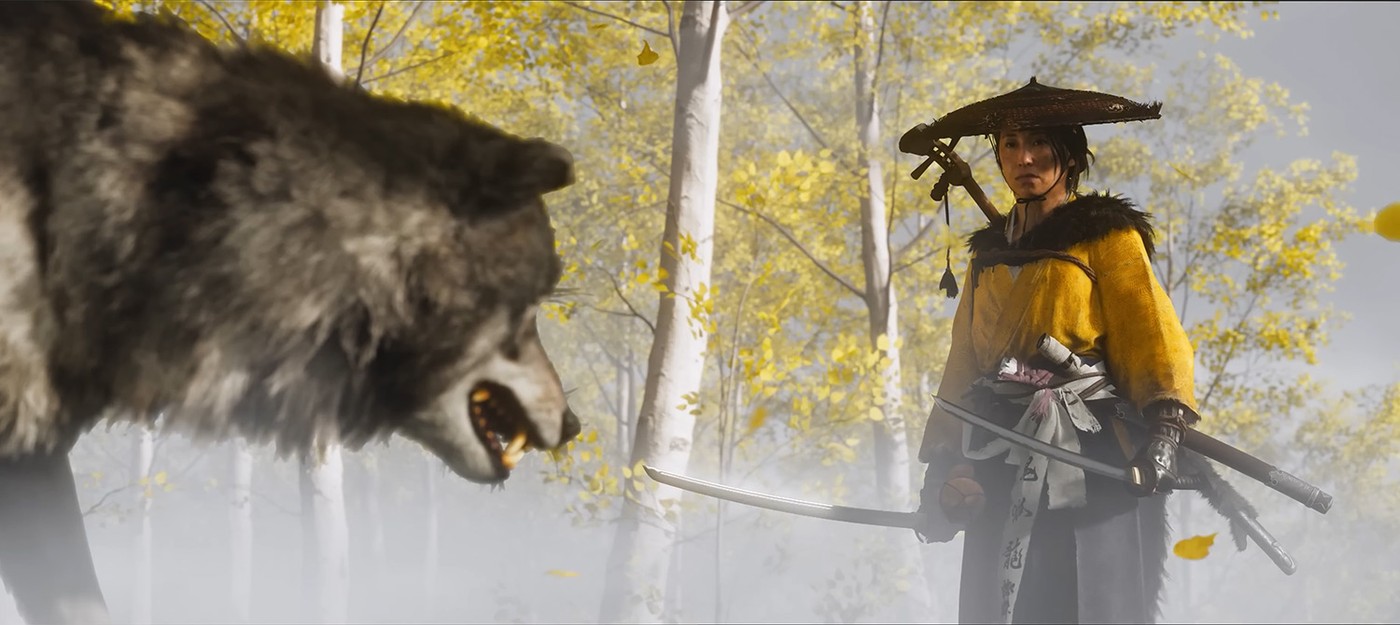 Разработчики Ghost of Yōtei опровергли теорию фанатов о волке-реинкарнации Дзина из первой игры