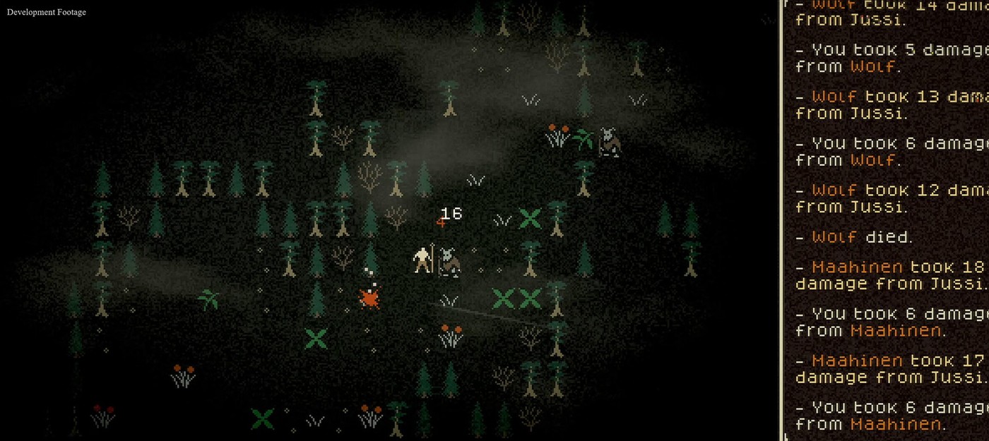 Tuoni – это очаровательный мрачный рогалик с финским фольклором, замерзшими троллями и атмосферной тайловой графикой