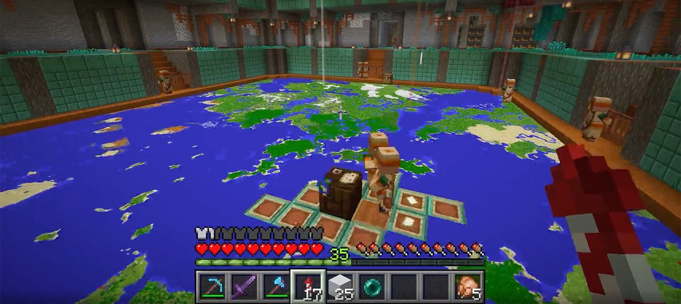 Игрок Minecraft создал невероятно крутую систему быстрого перемещения с помощью красного камня