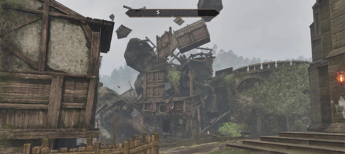 Игроки Oblivion Remastered могут разрушать здания на куски с помощью нового мода