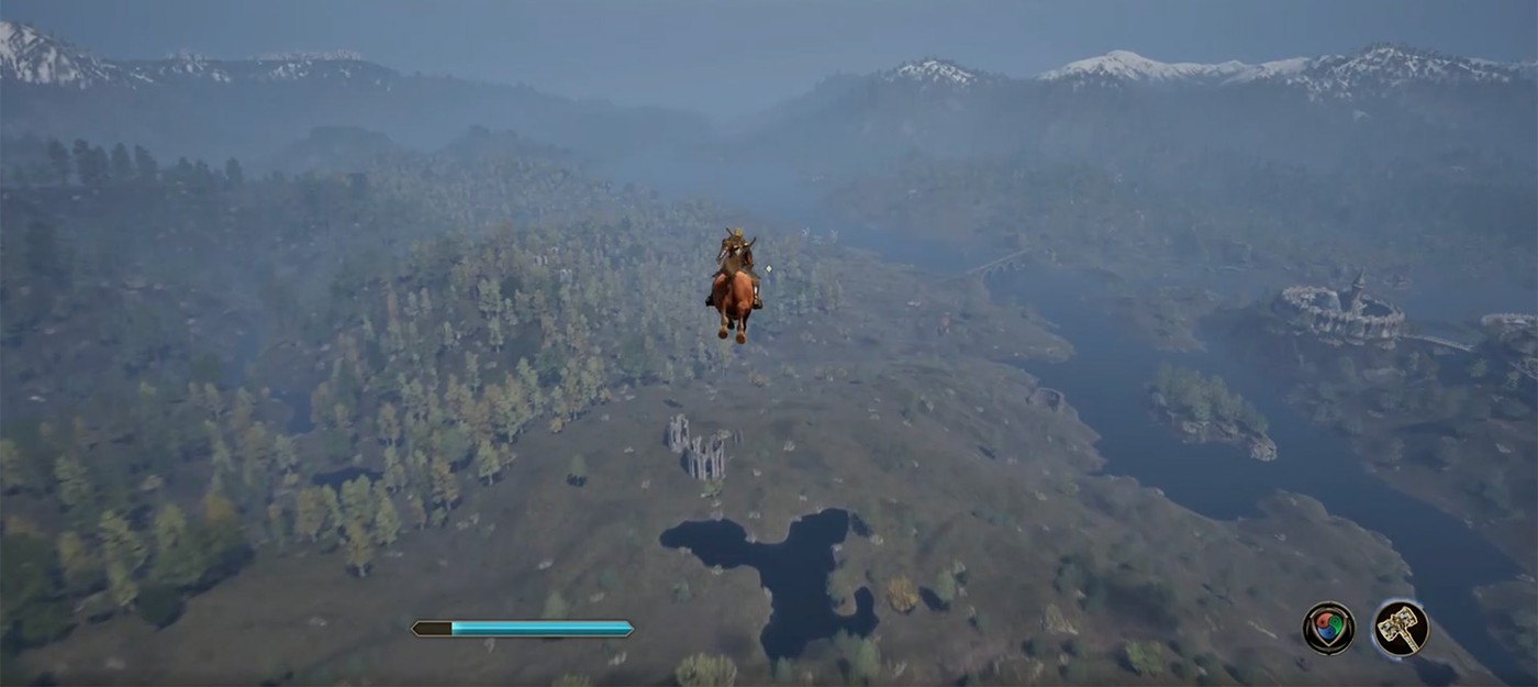 Игрок Oblivion Remastered зачаровал лошадь для полетов через половину карты, но забыл про посадку