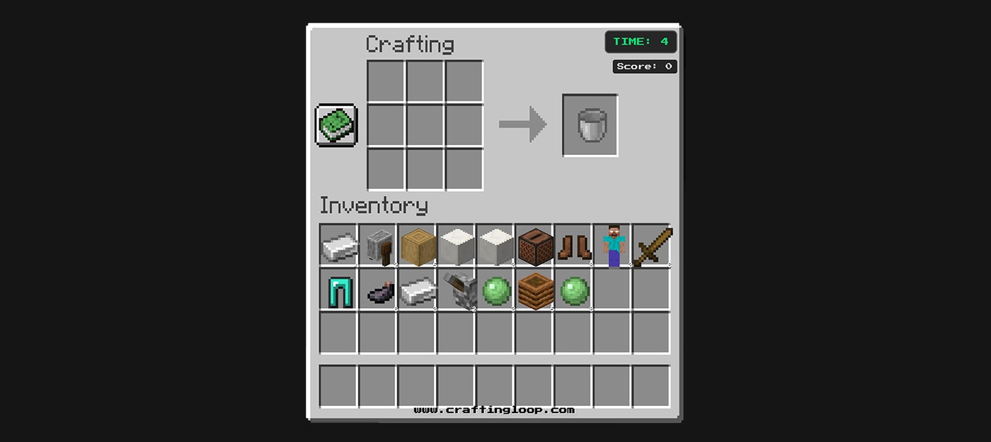 Фанат Minecraft создал мини-игру с пятисекундным крафтом