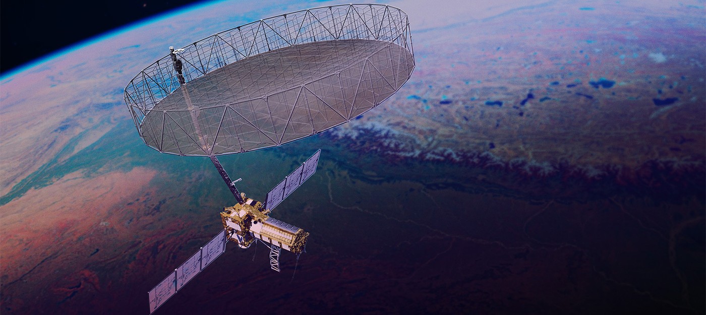 Новый спутник успешно развернул на орбите рекордно большую антенну