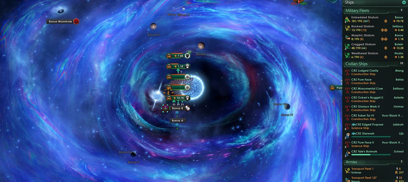 Stellaris получила обновление 4.0.22 с изменениями происхождения "Дикая природа" и новой системой исследований