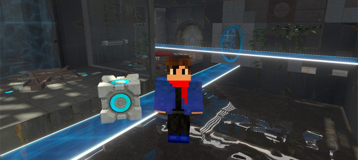 Фанаты создали потрясающий ремейк Portal в Minecraft с 50 уровнями и собственным редактором