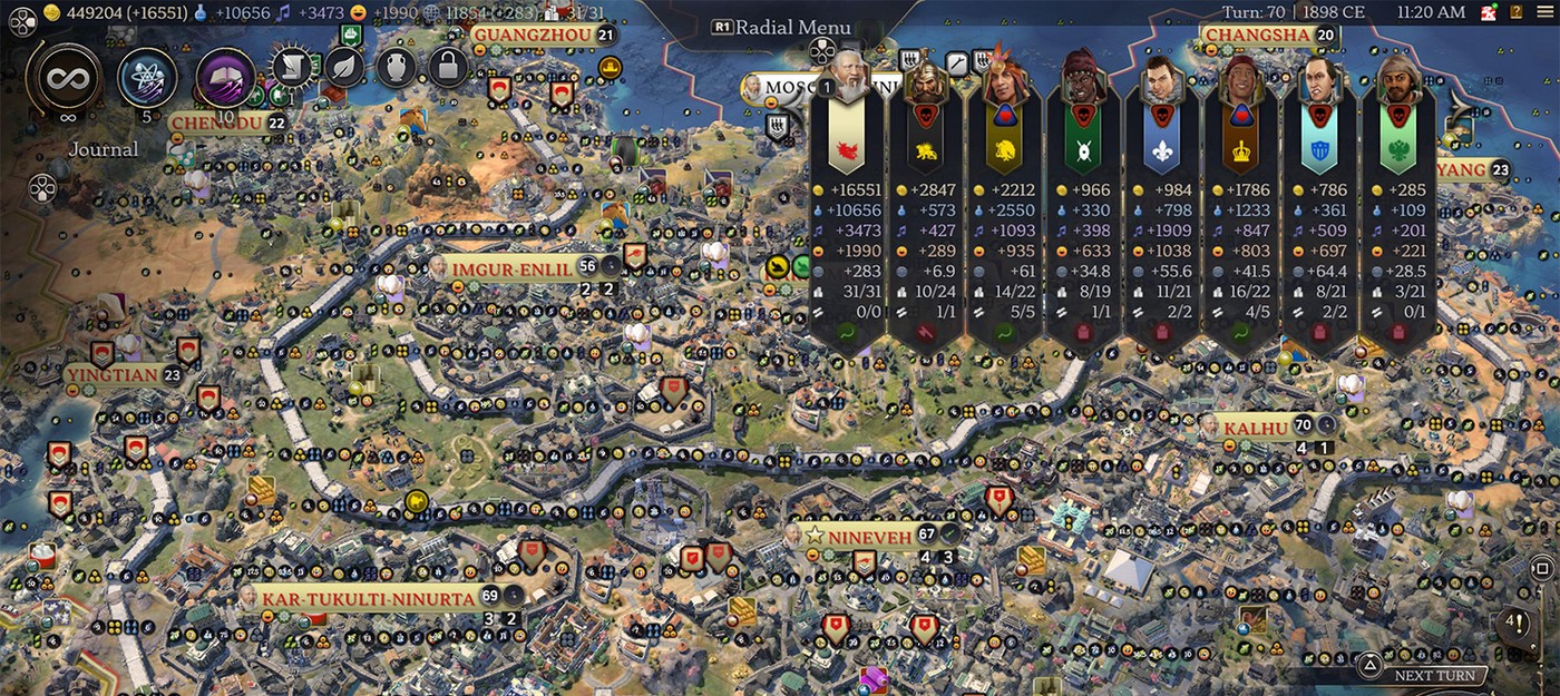 Геймеры разгромили интерфейс Civilization 7 игры за уродливое отображение доходов с клеток