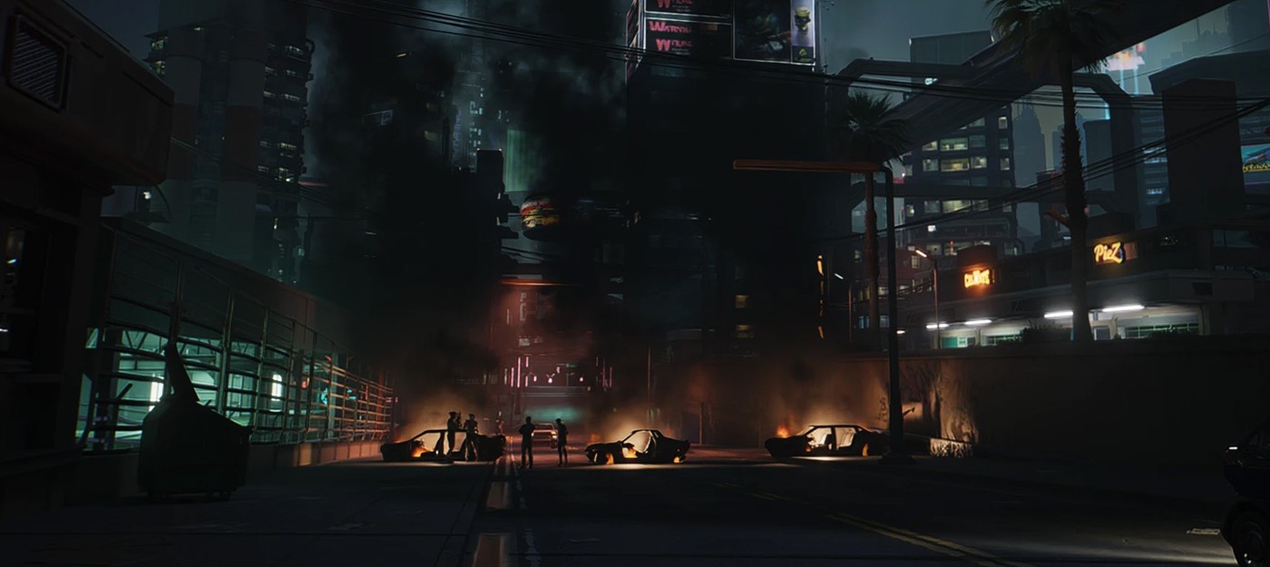 Моддер превратил взрывы машин в Cyberpunk 2077 в голливудские спецэффекты