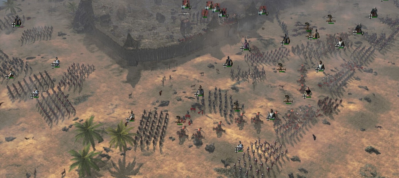 Наследие Total War и средневековые масштабные сражения в релизном трейлере Knights of the Crusades