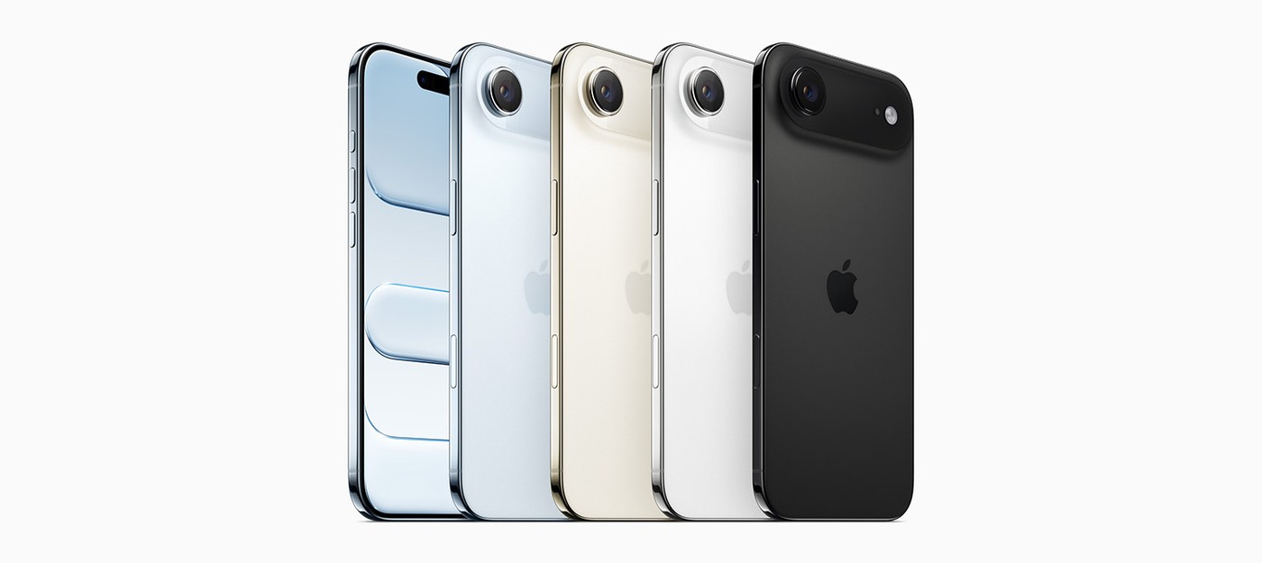 Apple представила сверхтонкий iPhone Air толщиной всего 5,6 мм – за $1000