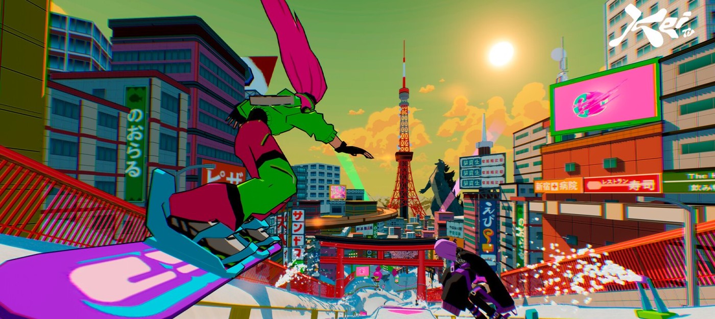 Заснеженный Токио в первом трейлере сноубордической аркады HYPERyuki: Snowboard Syndicate