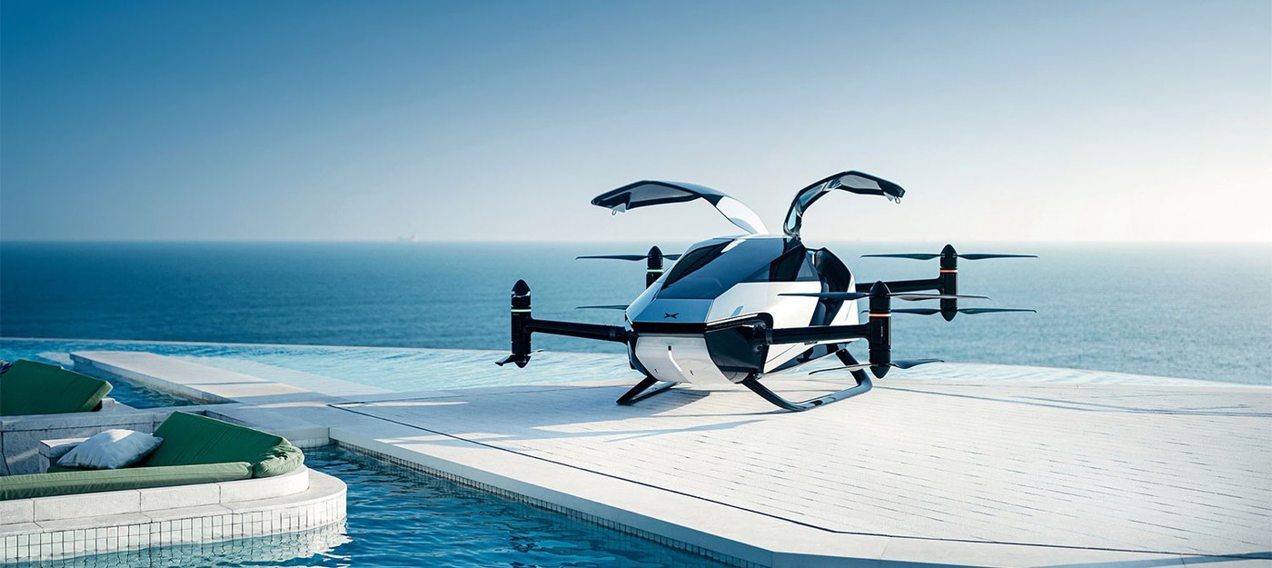 В Китае два летающих автомобиля XPeng столкнулись в воздухе во время репетиции авиашоу