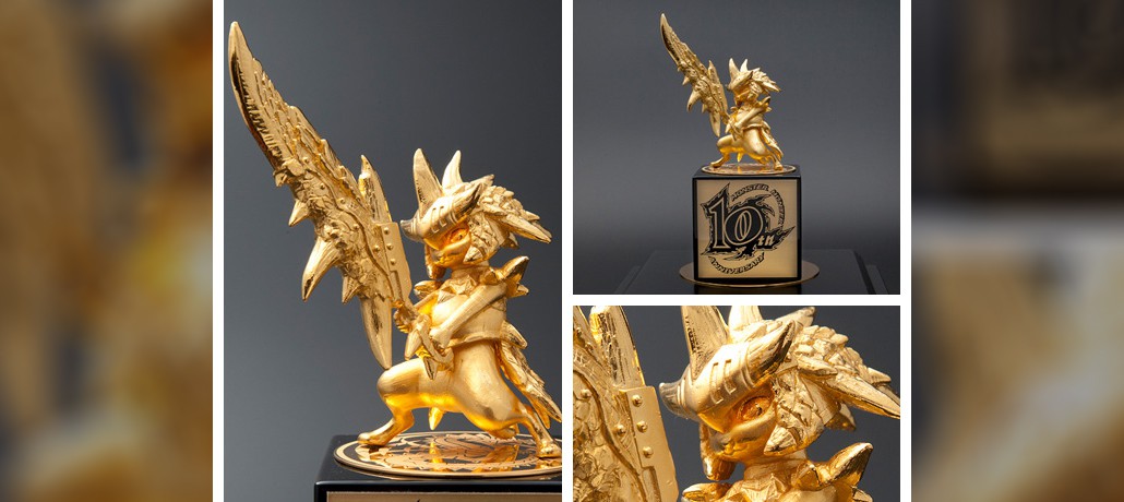 Статуэтка Monster Hunter из чистого золота за $29 тысяч