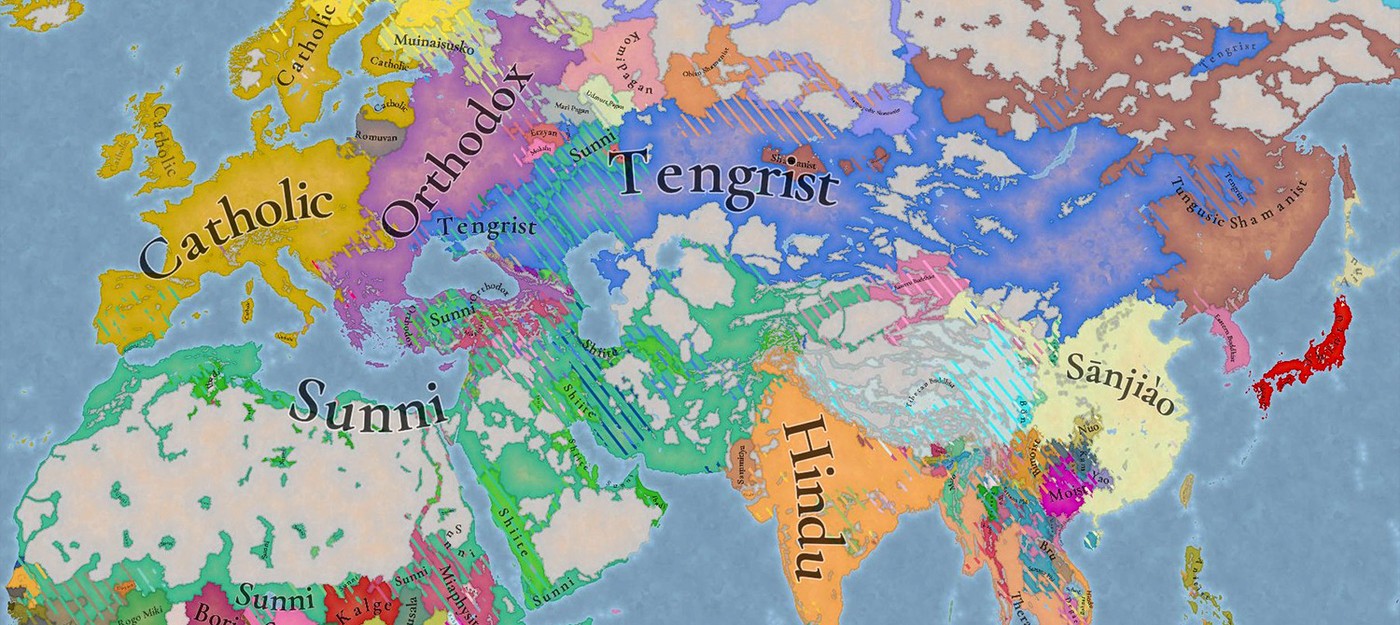 Paradox раскрыла детали системы религий и культур в Europa Universalis V