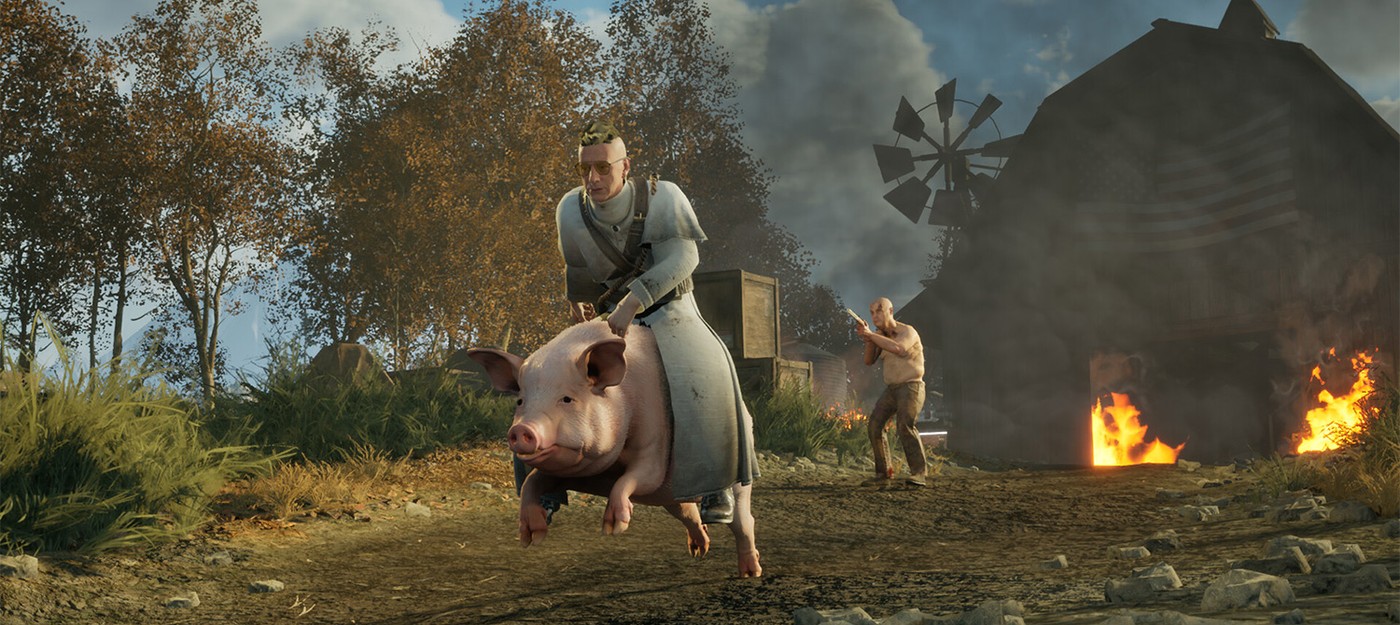 Игра про управление франшизой культа судного дня предлагает вербовать адептов специальным зрением и кататься на свиньях