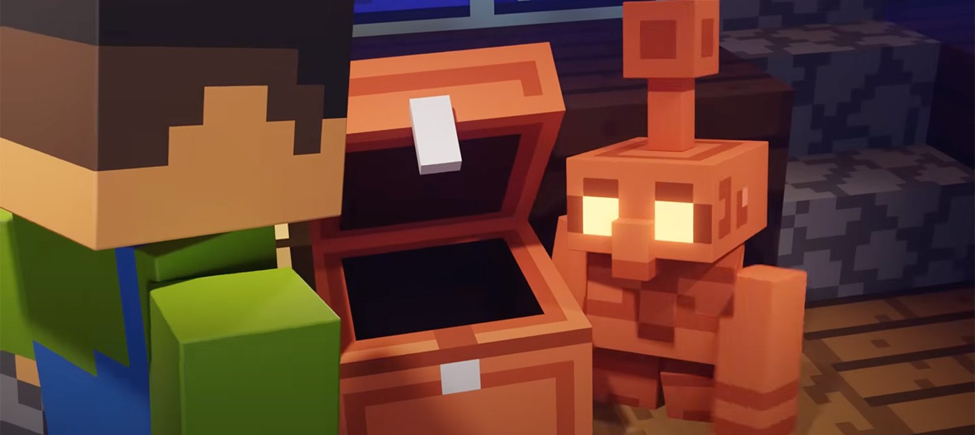 Minecraft получила медного голема-уборщика и теперь осуждает ваш бардак