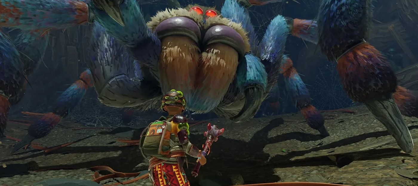 Огромный паук в трейлере свежего обновления Grounded 2